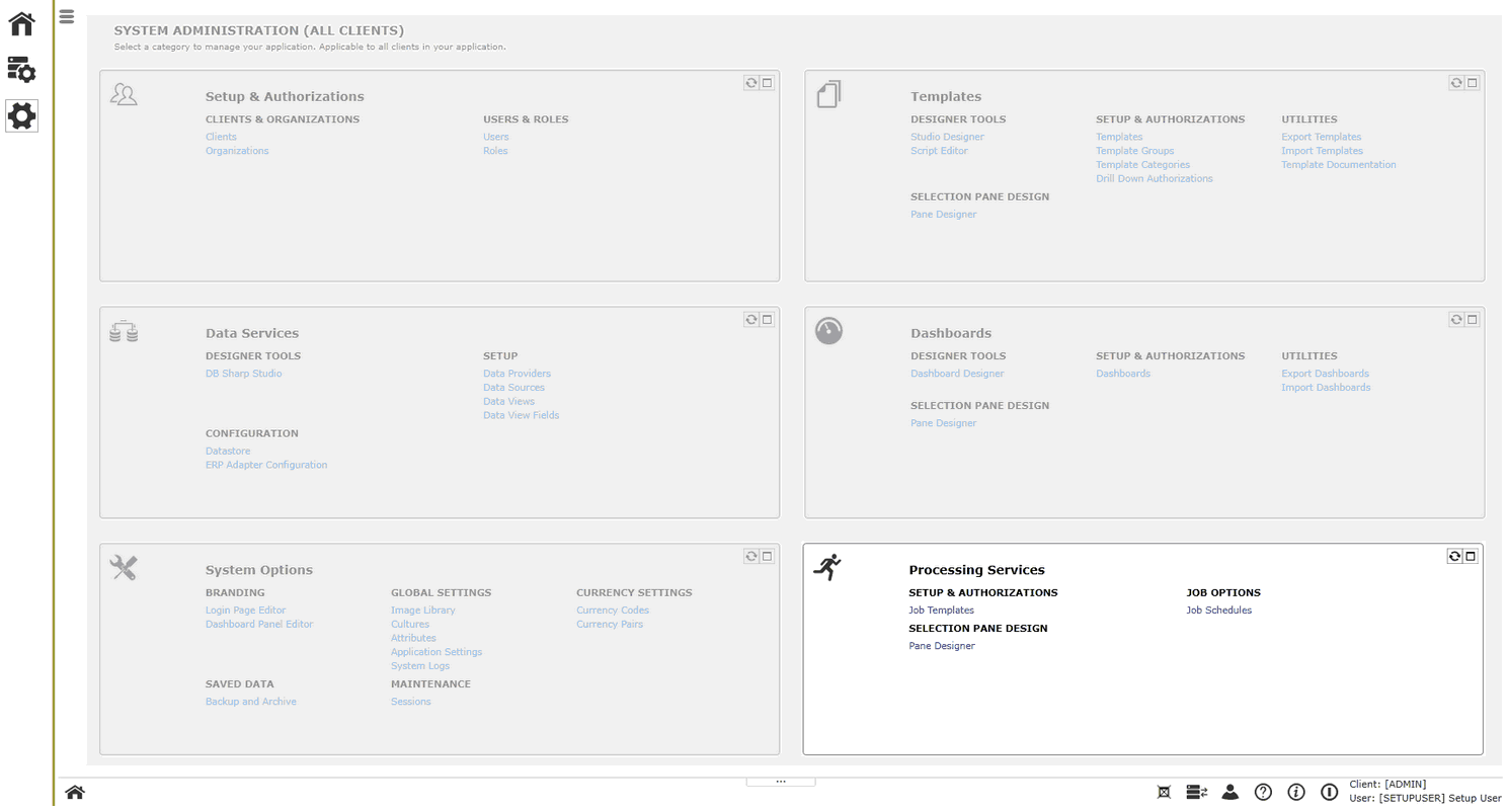systemadministrationprocessingservicesfirst