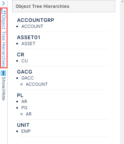 Object Tree Hierarchies – Bizview