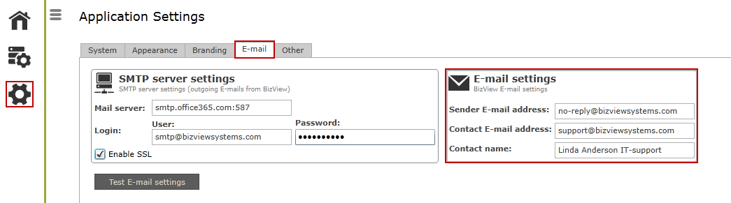 Messenger_service_email_settings