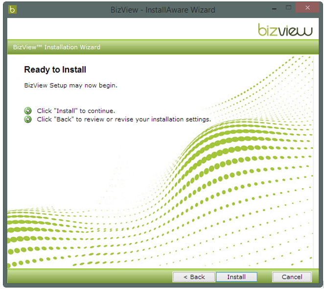 Bizview_installation_wizard_start